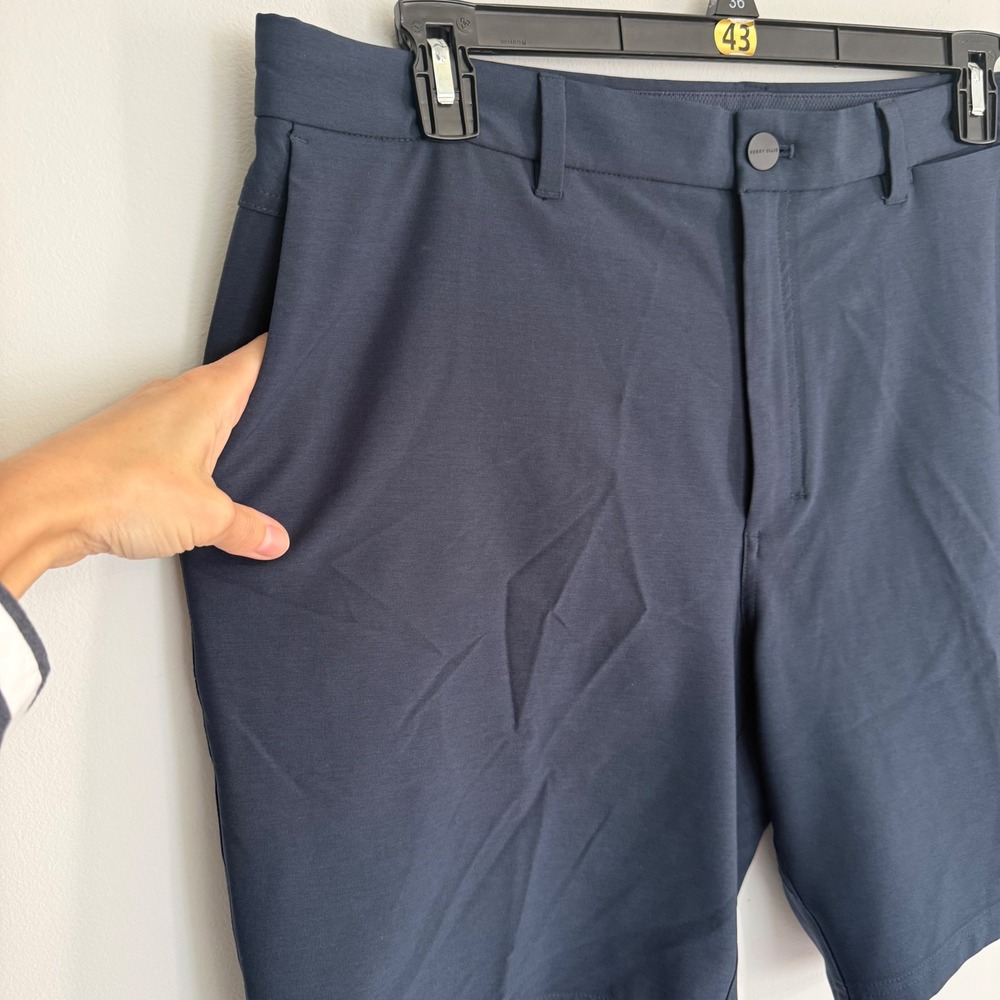 A11 Perry Ellis Motion Mens Navy Blue Performance Stretch Tech Golf Shorts Sz 38 - Picture 5 of 9
